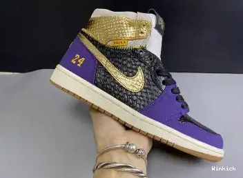  GOLD OG UNION PURPLE 1 “MAMBA” JORDAN HIGH X BLACK AIR 555088-171 0527